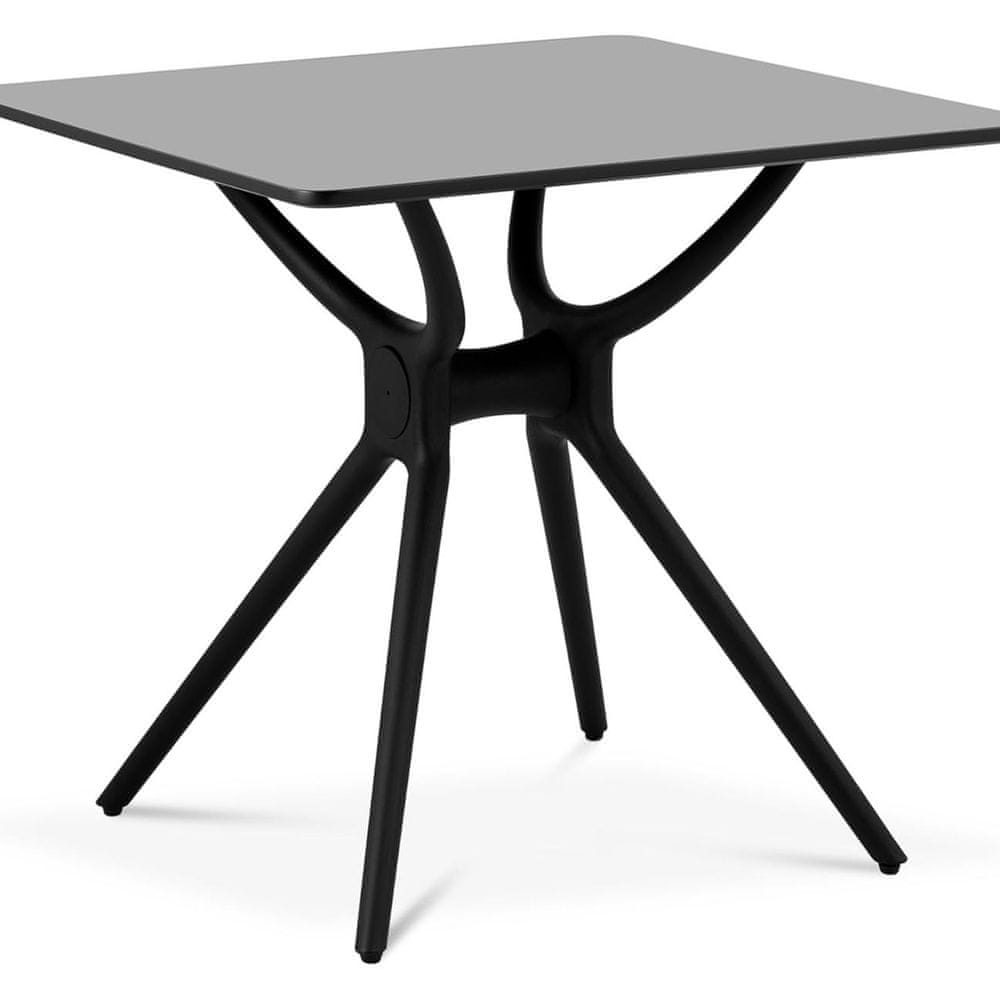 shumee Stôl štvorcový stôl do domácej kancelárie univerzálny max.150 kg 80x80 cm ČIERNA